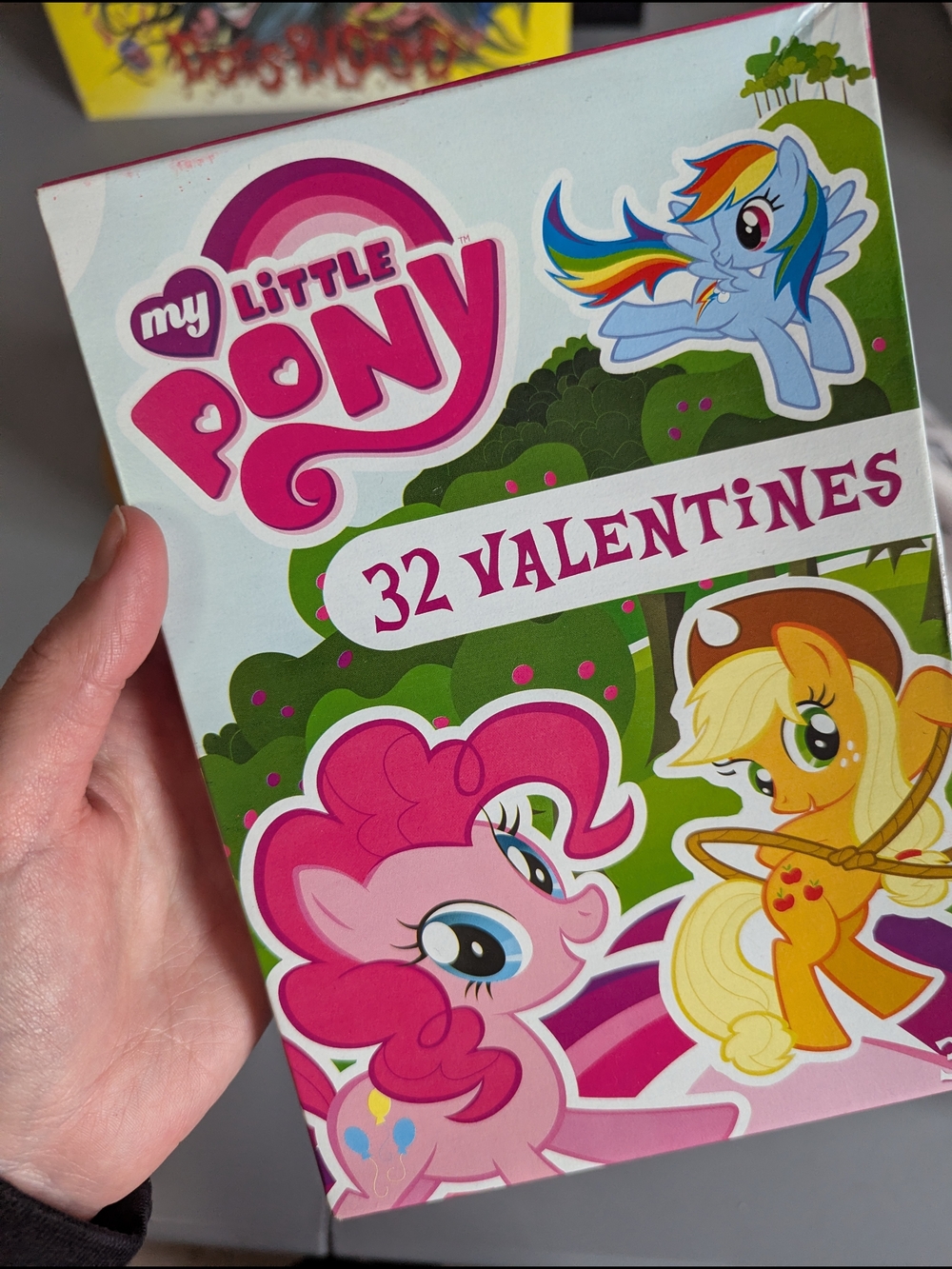 My Little Pony Pink, Yellow & Rainbow Valentines Cards - 32 Pack